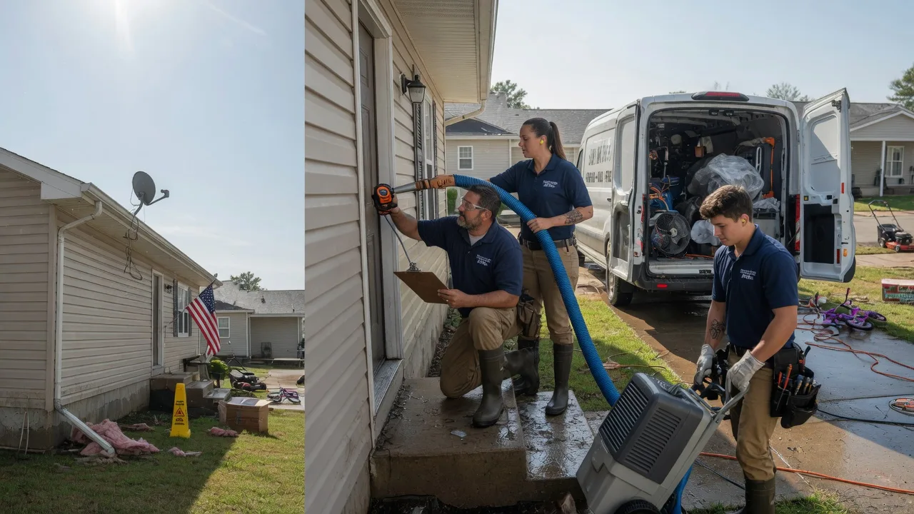 Ceiling Water Damage Restoration in Ottawa Lake, MI near me